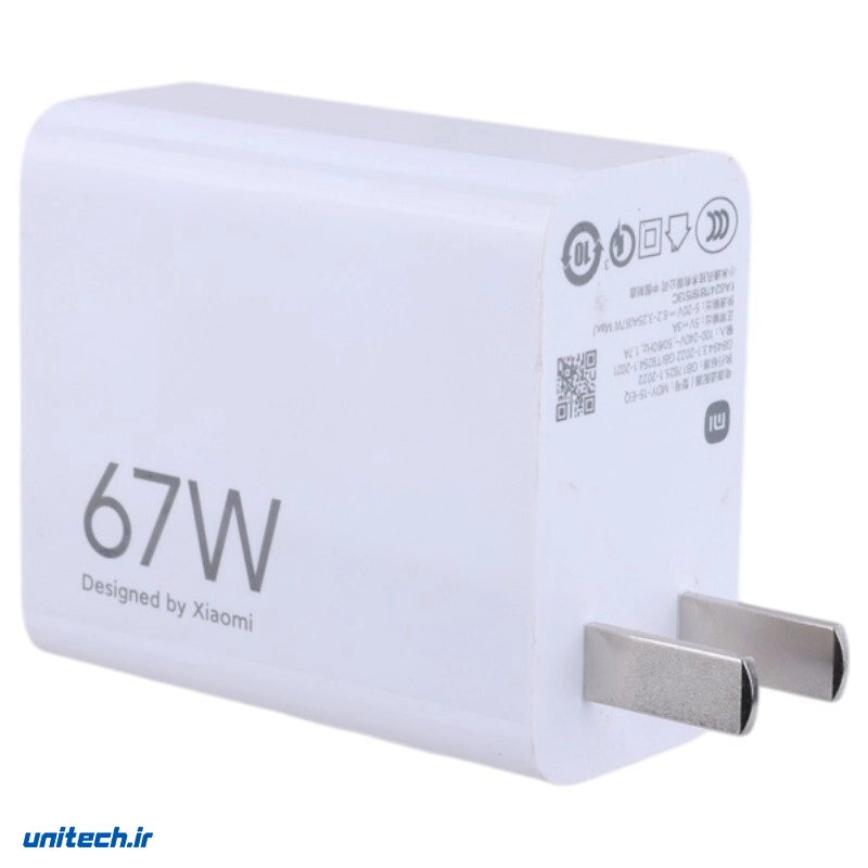 شارژر دیواری 67 وات شیائومی MDY15EQ 6.2A2